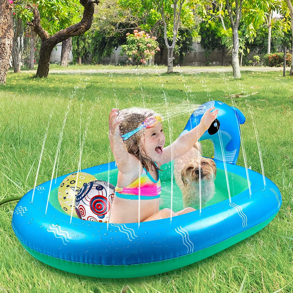 SplashFin™ Dolphin Sprinkler Pool