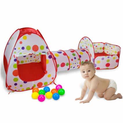 3 In 1 Baby Playpen Portable Baby Play Tent Kids Ball Pool_0