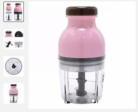 Multifunctional 4 Power Blade Press Blender Chop Dice Crush Grind Food Processor Capsule Cutter_2