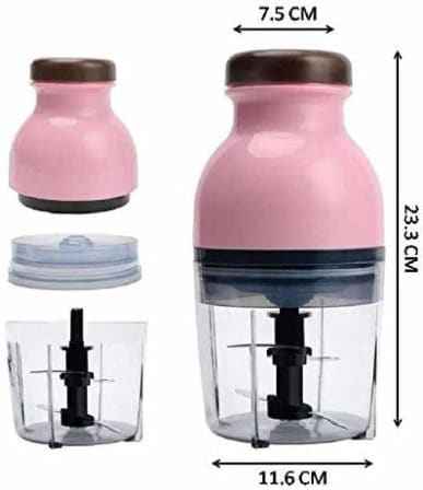 Multifunctional 4 Power Blade Press Blender Chop Dice Crush Grind Food Processor Capsule Cutter_5