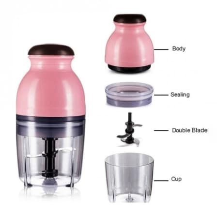 Multifunctional 4 Power Blade Press Blender Chop Dice Crush Grind Food Processor Capsule Cutter_6