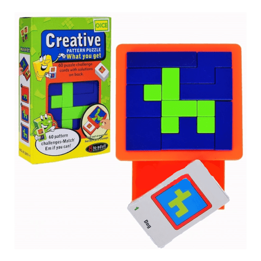 Creative Pattern Puzzle Square by Square_0