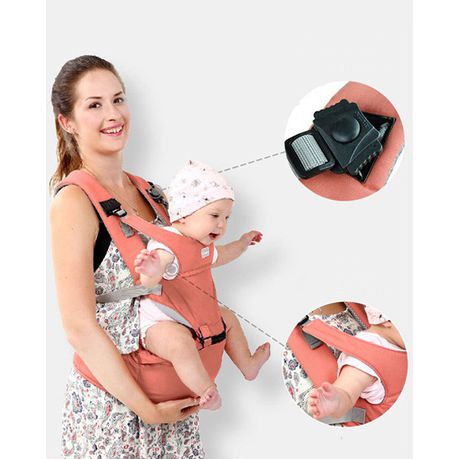 Multifunction Ergonomic Hipseat Baby Carrier - Grey_0