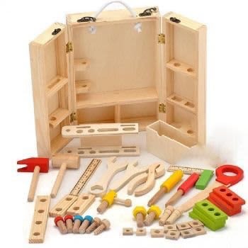 Kiddies Wooden Tool Box_0