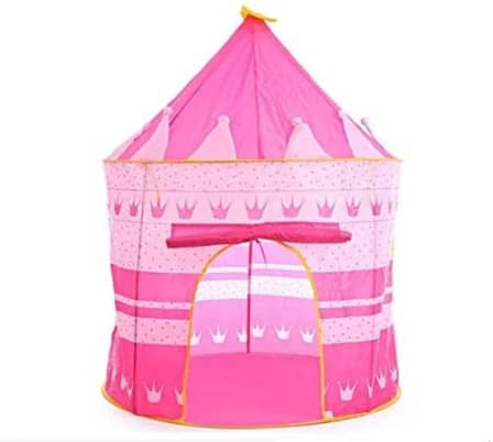 Kiddies Portable Foldable Camping Tent - Pink_0