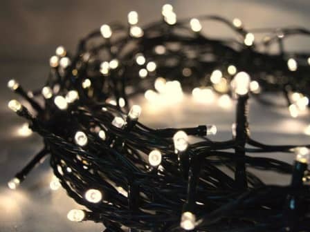 Christmas Twinkle Decorative Rubber LED String Light - White_0