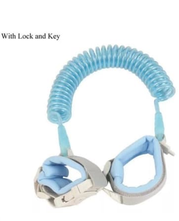 Kiddies Anti Lost Safety Wrist Strap - Blue_0