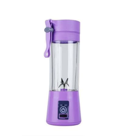 USB Hand Held Electric Fruit Juicer - Purple_0