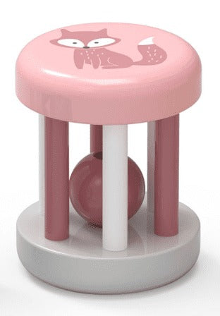 Viga - Wooden Animal Rattle - Pink_0