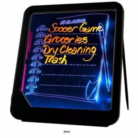 LED LIGHT FLUORESCENT NOTE MESSAGE BOARD BAR KIDS PAINTING WRITING PANEL_0