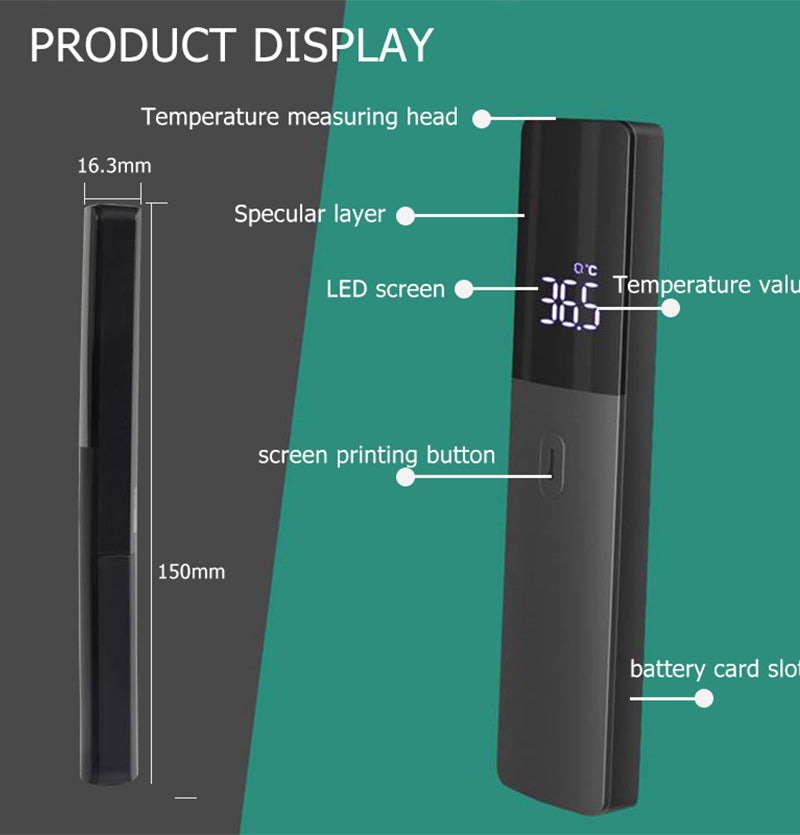 LED Display Smart Thermometer_4