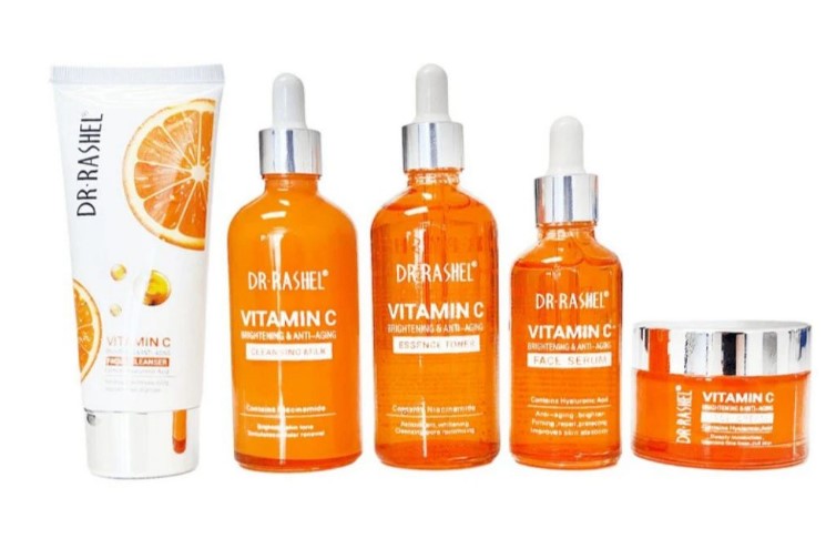 Dr. Rashel Vitamin C & Hyaluronic 5 Pieces Facial Box Kit_0