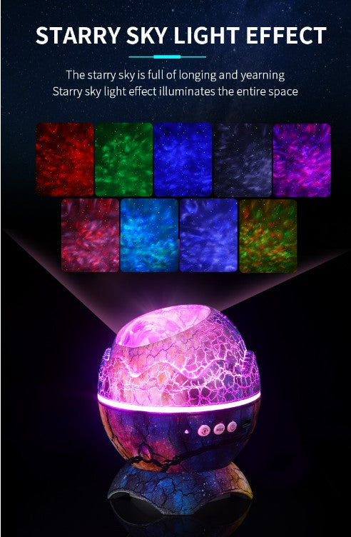 LED Dinosaur Egg Star Sky Night Light Projector - Artist_7