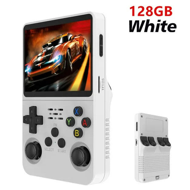 R36S Retro Handheld Video Game Console Linux System 3.5 Inch IPS Screen Portable Pocket Video Player - 128 GB_0