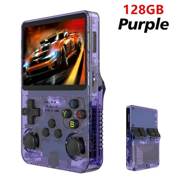 R36S Retro Handheld Video Game Console Linux System 3.5 Inch IPS Screen Portable Pocket Video Player - 128 GB_2