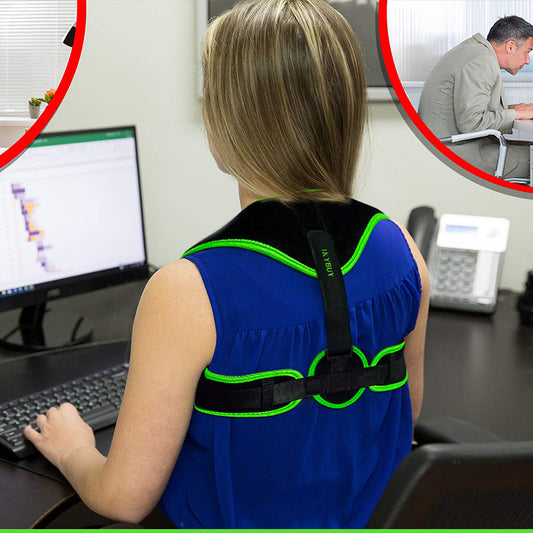 2 in 1 Posture Corrector and Back Brace Support Device