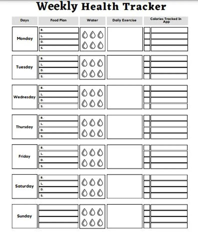 Ultimate Meal & Pantry Planner Bundle, Freezer Inventory, Pantry Challenge, Weekly Health Tracker and More, Printable PDF