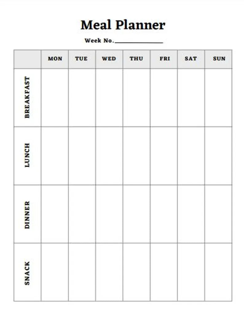 Ultimate Meal & Pantry Planner Bundle, Freezer Inventory, Pantry Challenge, Weekly Health Tracker and More, Printable PDF