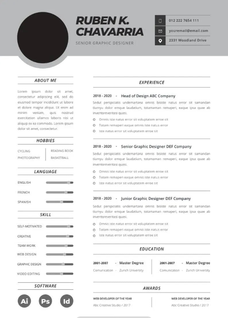 50 Editable Resume Templates – Professional & ATS-Friendly Designs for Every Career